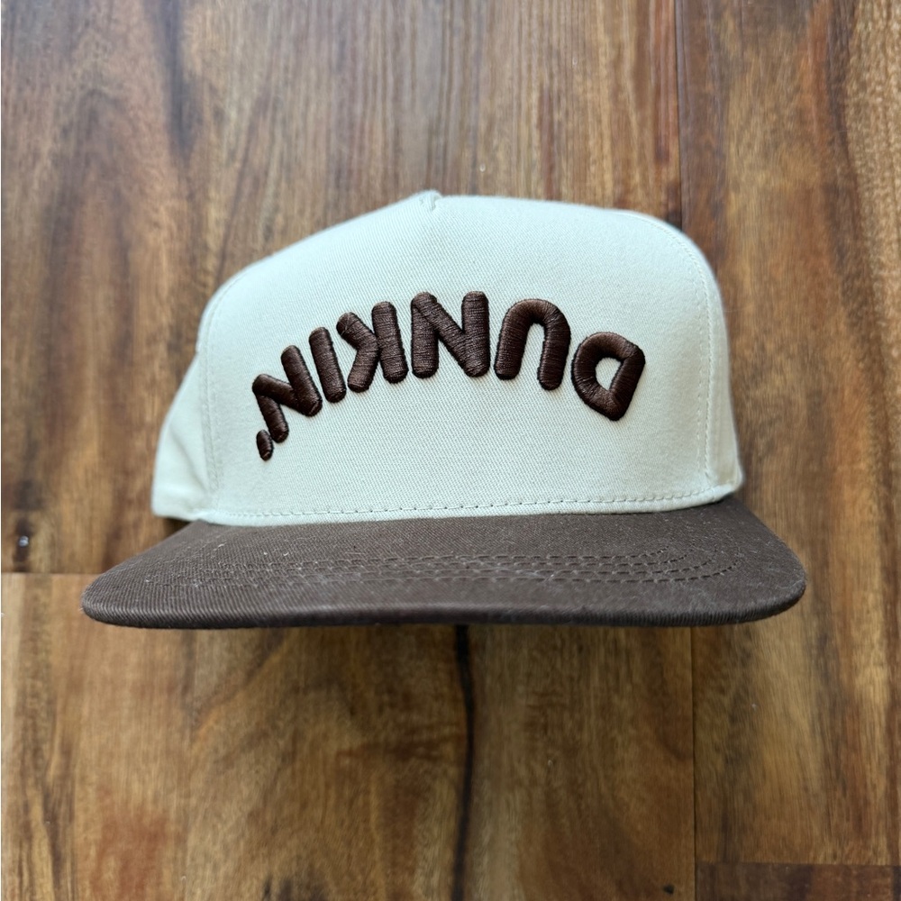 Dunkin' Women's Cream and Brown Cap